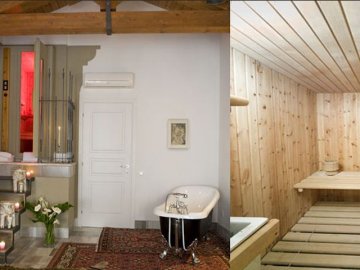 Sauna in de Regina Elena Suite - BB Cagliari